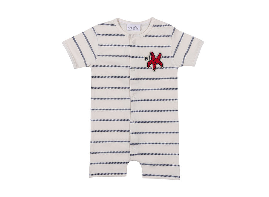 Pirate Short Onesie Stripes