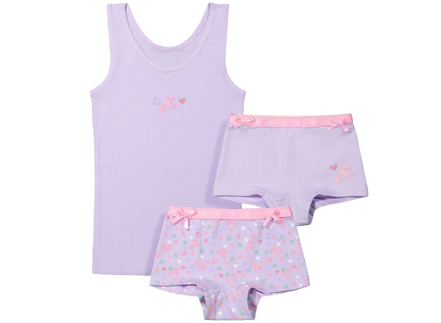 Set Paarden Lila