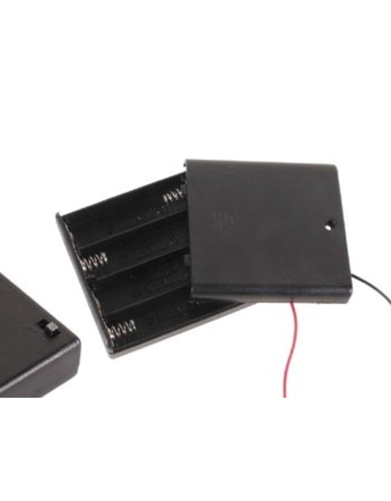Battery Holder for 4x AA Closed Box