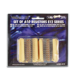 Velleman Velleman Set of 610 Resistors E12 Series K/RES-E12