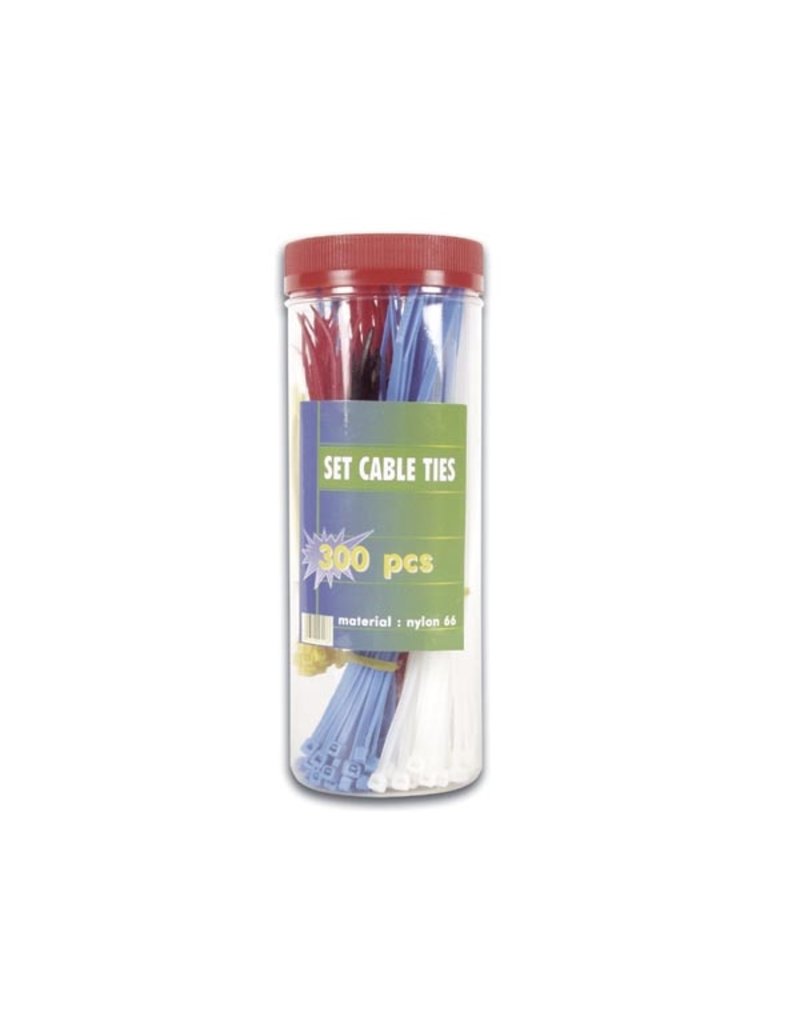 Set Cable Ties 300 pcs Perel ECTM300