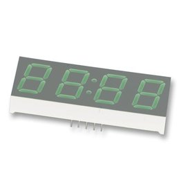7-Segment LED display 4 digits, 14,22mm Red, Common Cathode