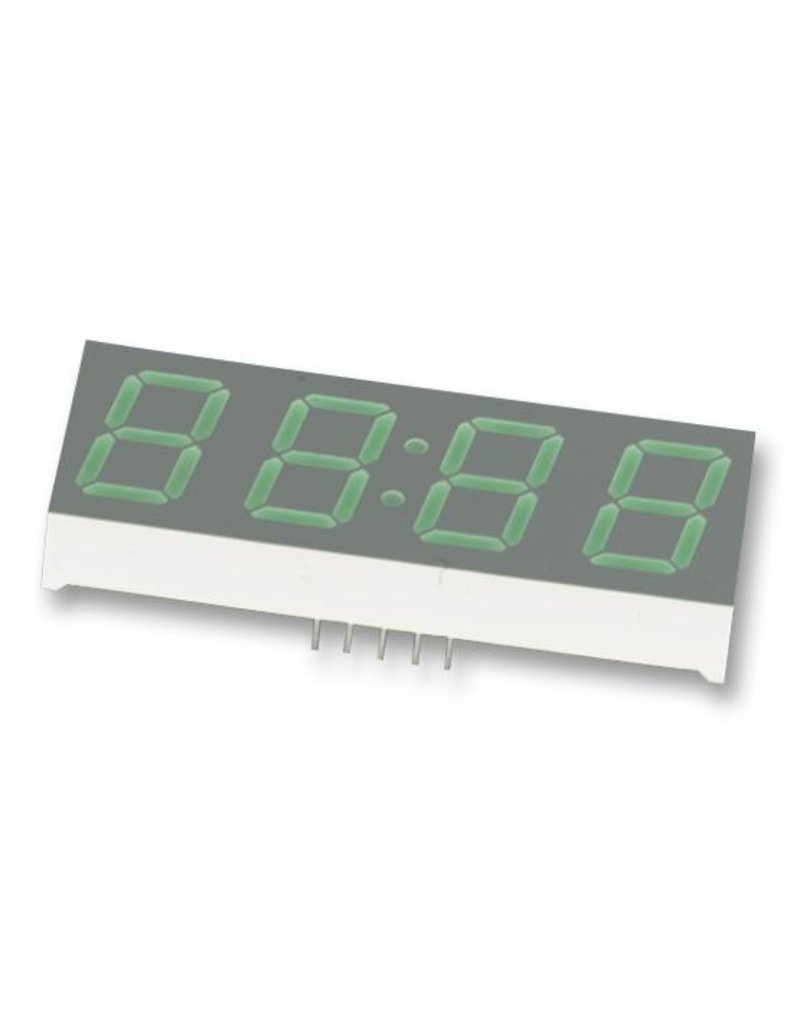 7-Segment LED display 4 digits, 14,22mm Red, Common Cathode