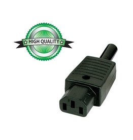 IEC AC Connector Female, Cable, 10A 230V