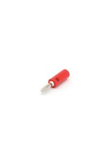 Banana Plug with Screw connection + Hole, Red CM2R