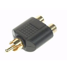 Splitter RCA Male to 2x RCA Female High-Q ABV060