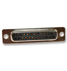 D-Sub connector, Female, 15 Way, Solder, Straight, Norcomp