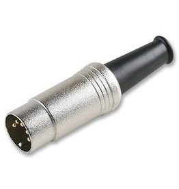 Neutrik Male 5-Pin Metal DIN-plug