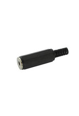 Velleman 2,5mm Female Jack Connector Black plastic Stereo