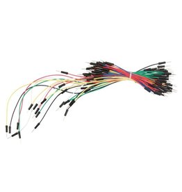 Breadboard Assorted Jumper Wires - 65pcs - One pin Male to Male WJW009