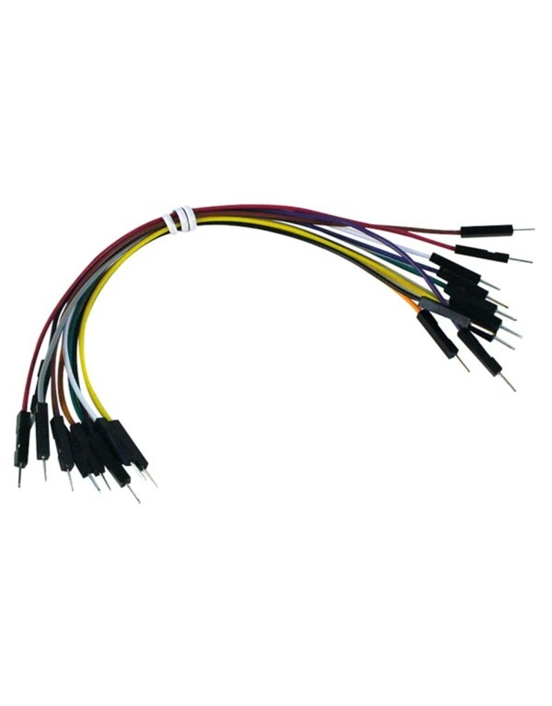 Breadboard Jumper Wires - 10 pcs. - 15cm - Male to Male