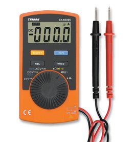 Pocket-size Digital Multimeter, Autoranging, 600V AC-DC, 4000 Count Tenma
