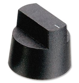 Knob KX0606 Black 16,5 mm Bulgin