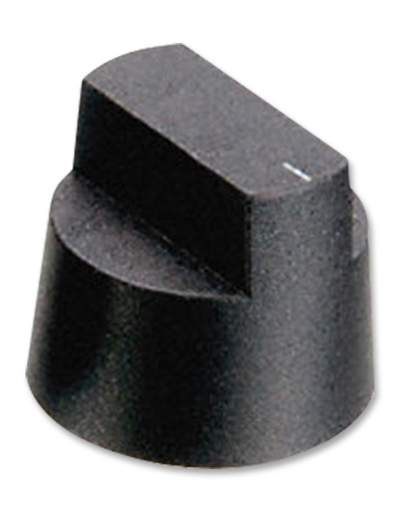 Knob KX0608 Black 28,1mm Bulgin