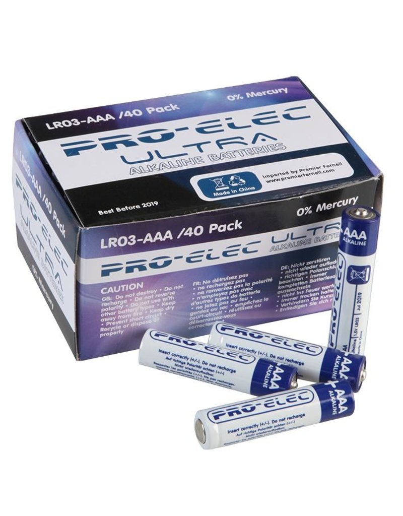 Pro-Elec Alkaline AAA Battery 1,1Ah Pro-Elec Ultra