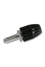 Belling Lee Banana plug, Silvered, Black