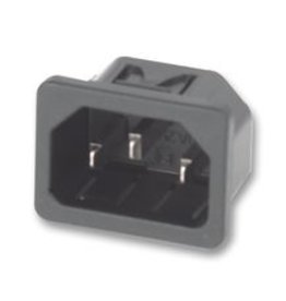 IEC Snap-in Power Inlet Male Shurter