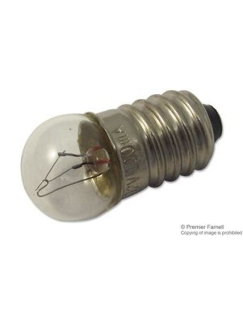 Lamp 6,5V 300mA 1,95W E10