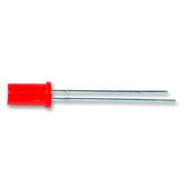 LED Red 5mm Round Flat top