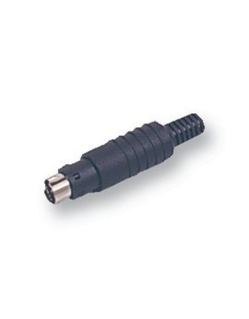Male Plastic 3-Pole Mini-DIN Plug Schurter