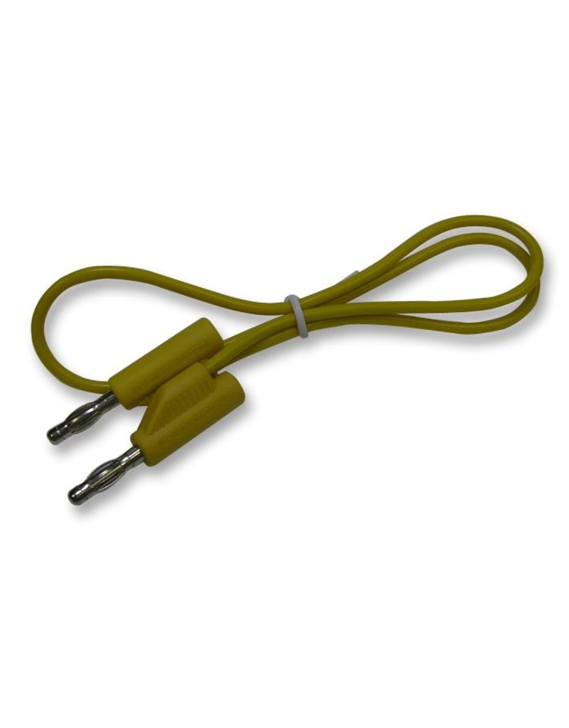 Measure Lead 4mm 50cm Yellow Unbranded