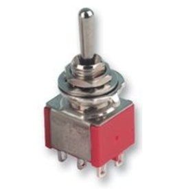 Miniature DPDT (On)-Off-(On) 5A 230V