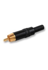 Neutrik RCA Plug Free Black NYS373