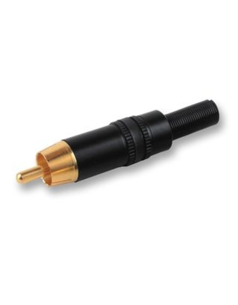 Neutrik RCA Plug Free Black NYS373