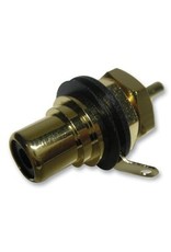 Neutrik RCA Socket Chassis Black NYS367