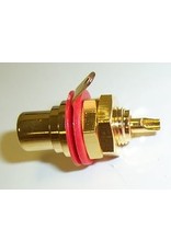 Neutrik RCA Socket Chassis Red NYS367