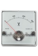 Multicomp Panel Meter SD38 15V DC 45x45mm Multicomp