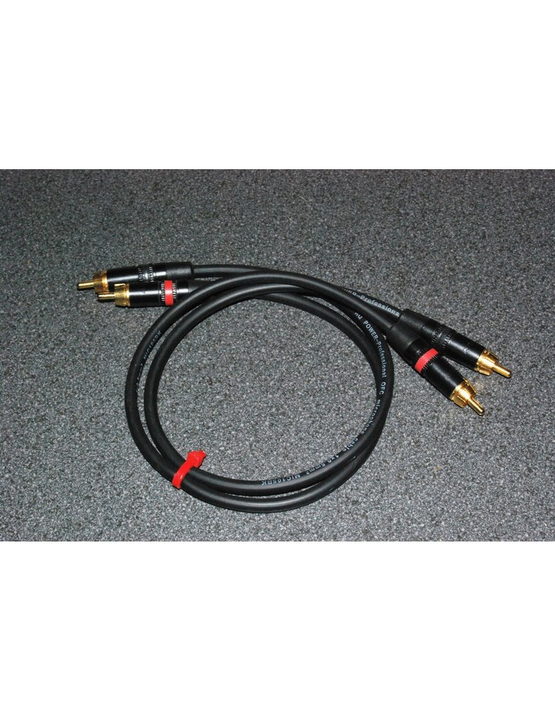 DADA Electronics Professional 2x Neutrik RCA to RCA cable set 0,5m