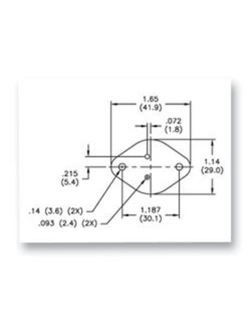 TO-3 Silicone-Fiber Insulator Pad