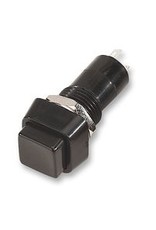 Multicomp Push-button switch SPST Off-On Black 12,2mm Multicomp - Copy