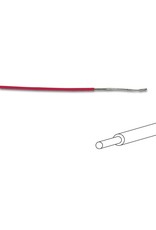 Velleman Mounting wire Full core 0,2mm Red - Per meter