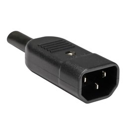 Velleman AC Connector - Male - Cable Mount