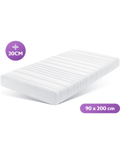 Densi Densi Matras  - 20cm dik - 7 zones - Koudschuim - Afritsbare hoes - Premium hotelkwaliteit