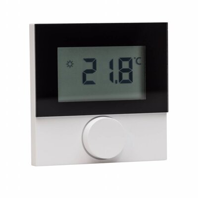 Möhlenhoff Alpha Raumthermostat direct Komfort digital 230V mit Designscheibe