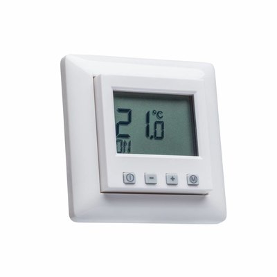 Raumthermostat digital für GIRA Standard 55/E2/E22/Event Rahmen