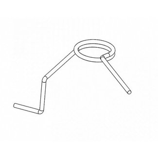 Anti reversal latch spring