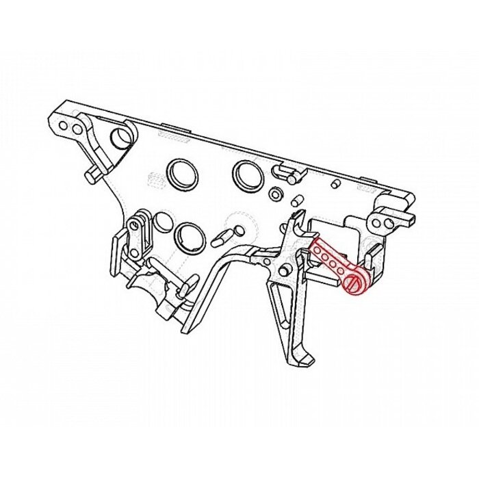 CNC aluminium trigger safety latch