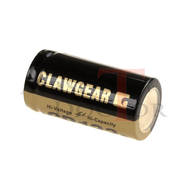 Claw Gear CR123 Lithium 3V