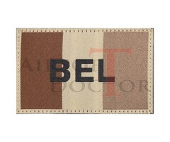 Claw Gear Patch - Belgium Flag - Tan