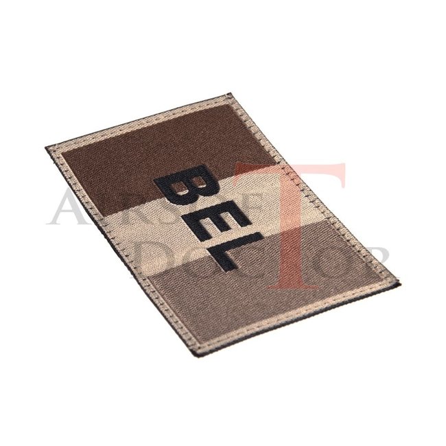 Claw Gear Patch - Belgium Flag - Tan