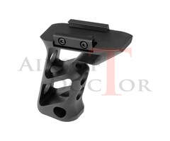METAL CNC Picatinny Long Angled Grip - Black