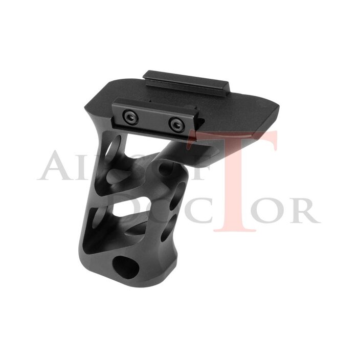 METAL CNC Picatinny Long Angled Grip - Black
