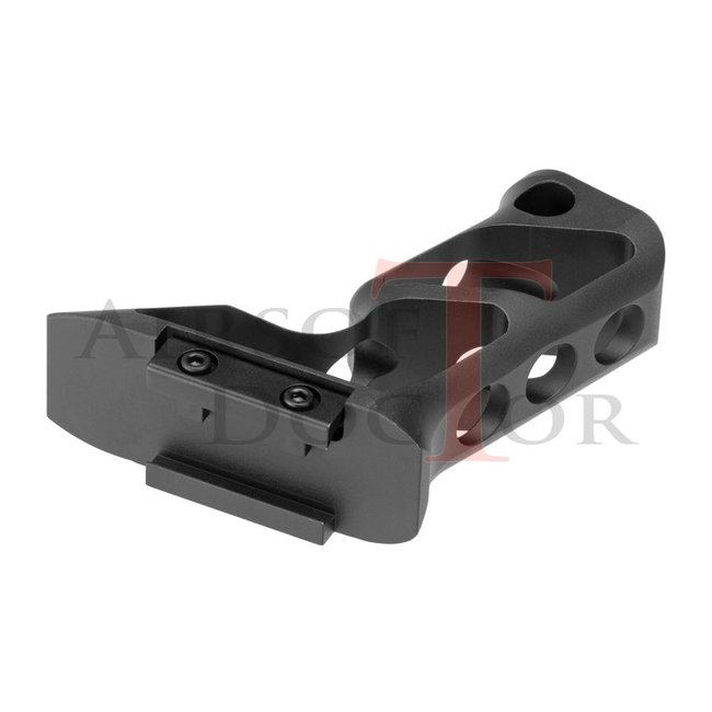 METAL CNC Picatinny Long Angled Grip - Black