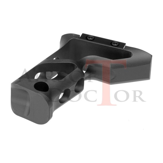METAL CNC Picatinny Long Angled Grip - Black