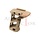 CNC Picatinny Long Angled Grip - Tan