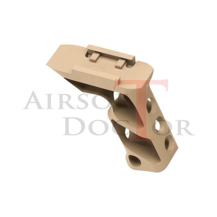 METAL CNC Picatinny Long Angled Grip - Tan
